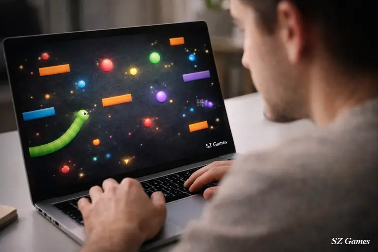 Player focused on Boing Bang arcade game, testing reflexes and timing